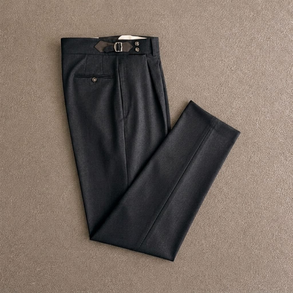 Dress Trousers — Wool mid waist